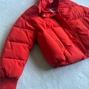 Levi's Vibrant Orange Puffer Jacket